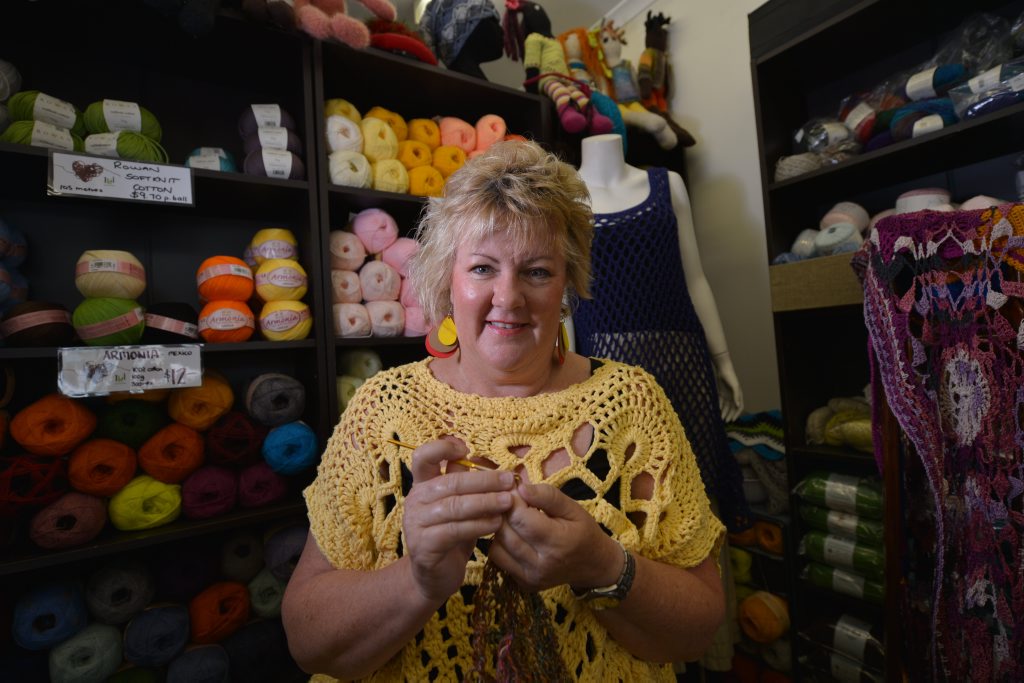 Jenny King has released two books on her famous crocheting work. Photo: John McCutcheon / Sunshine Coast Daily
