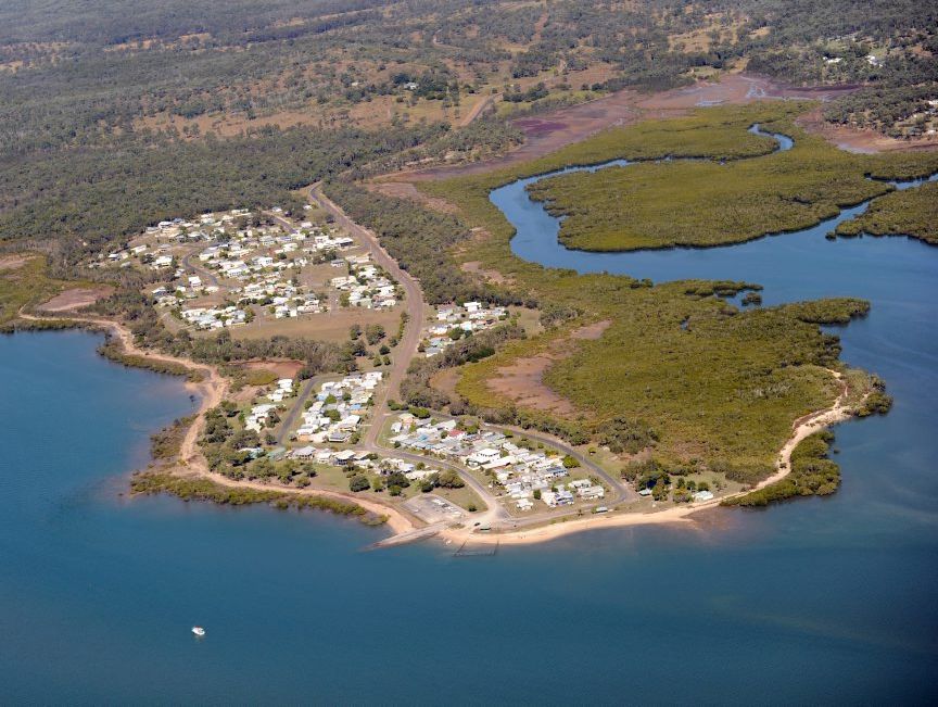 Aerial view of Turkey Beach. Aerial view of Turkey Beach.