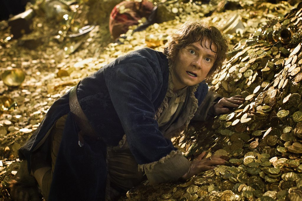 Martin Freeman in a scene from the movie The Hobbit: The Desolation of Smaug. Martin Freeman in a scene from the movie The Hobbit: The Desolation of Smaug.