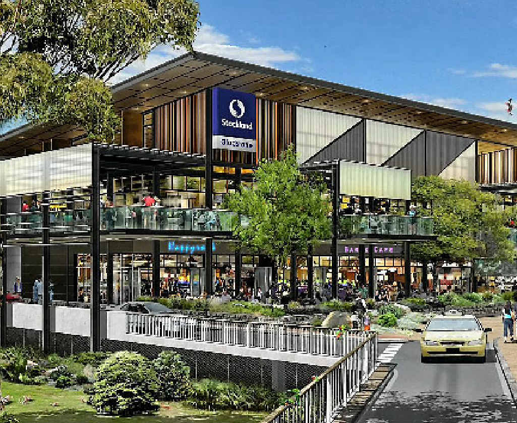 An artist’s impression of the new Stockland extension in Gladstone. An artist’s impression of the new Stockland extension in Gladstone.