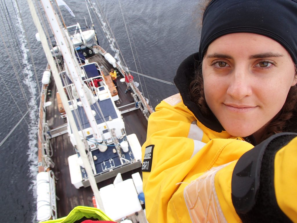 Terranora resident Emma Rylko aboard the STS Young Endeavour. Terranora resident Emma Rylko aboard the STS Young Endeavour.