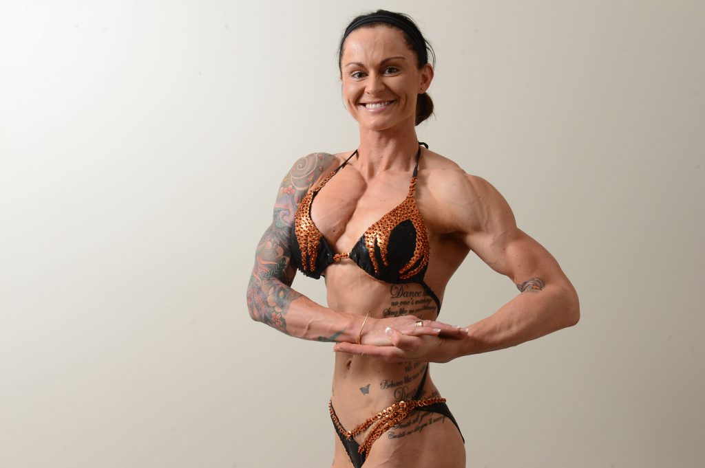 Figure competitor Sherrie Gossow, 27, will represent Queensland in a national bodybuilding contest this Sunday. Figure competitor Sherrie Gossow, 27, will represent Queensland in a national bodybuilding contest this Sunday.