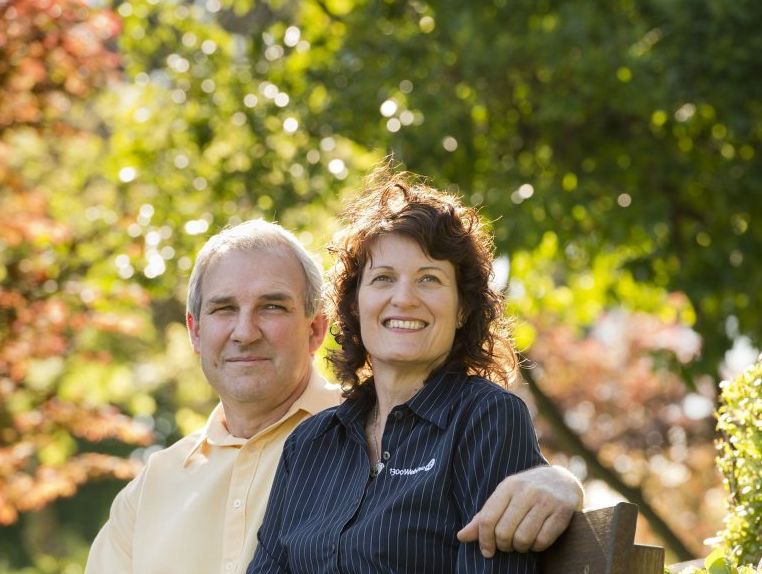 Wayne Wolff and Lisa Hechtl return to the scene of their romantic proposal. Wayne Wolff and Lisa Hechtl return to the scene of their romantic proposal.