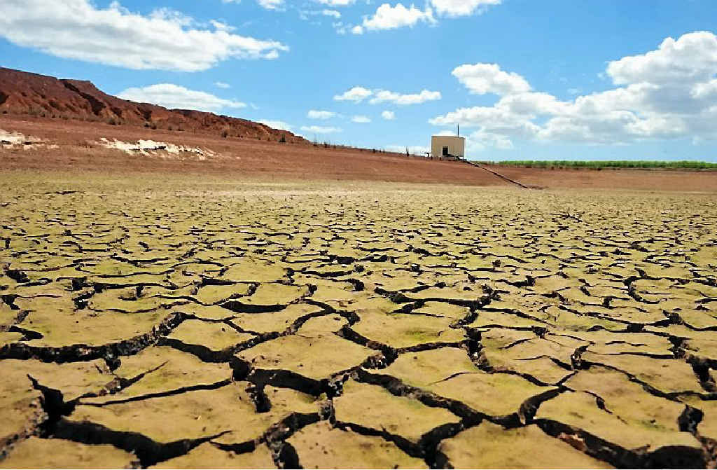 DRY UP: Drought conditions affect the region as this empty dam near the Bucca Road turn-off attests. DRY UP: Drought conditions affect the region as this empty dam near the Bucca Road turn-off attests.