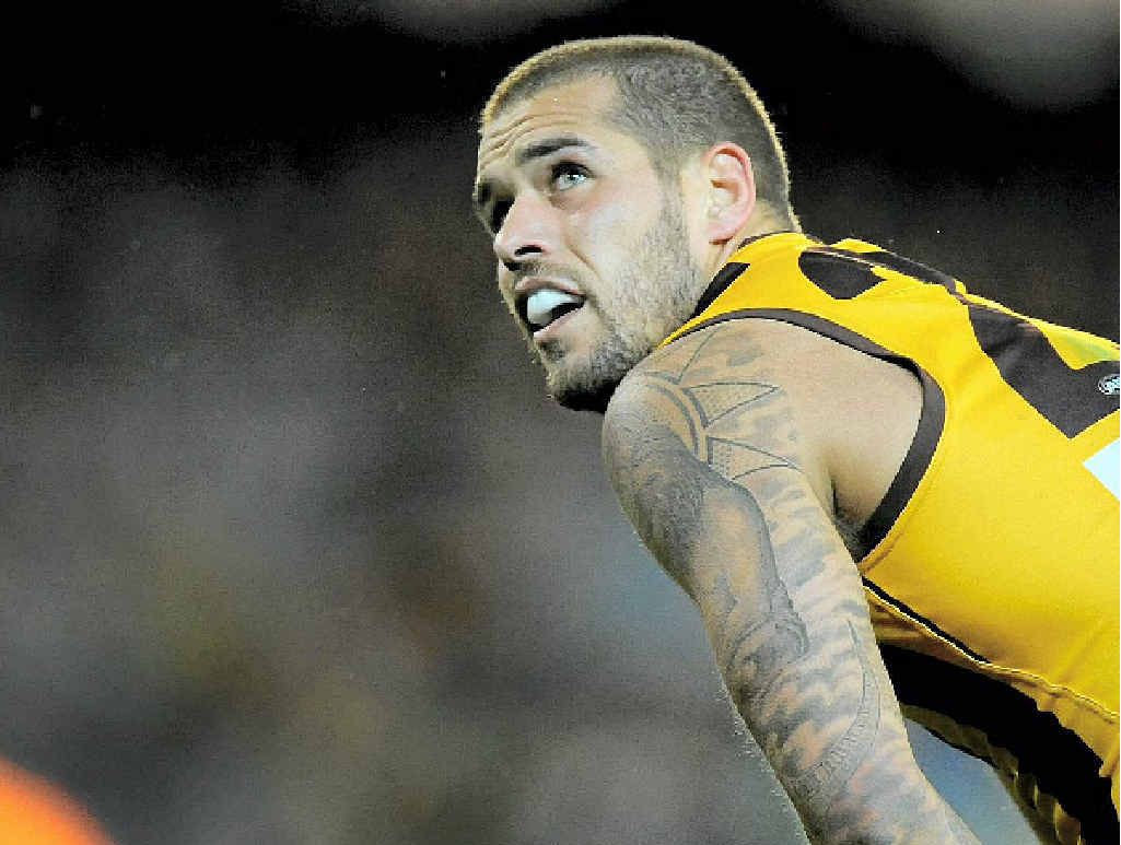 Lance Franklin makes headlines in Sydney during NRL grand final week. Lance Franklin makes headlines in Sydney during NRL grand final week.