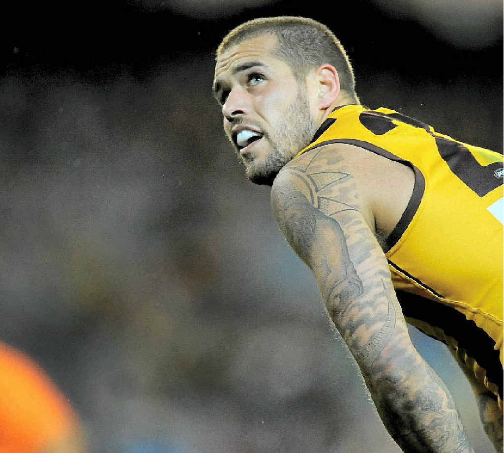 Lance Franklin makes headlines in Sydney during NRL grand final week. Lance Franklin makes headlines in Sydney during NRL grand final week.