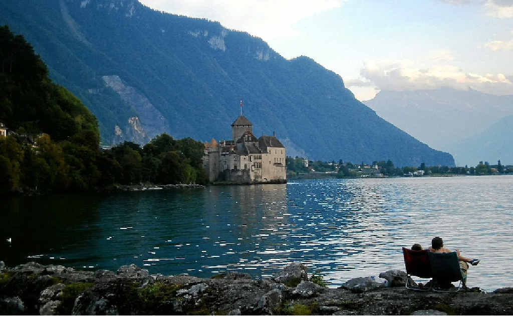 Chateau de Chillon in Montreux Chateau de Chillon in Montreux