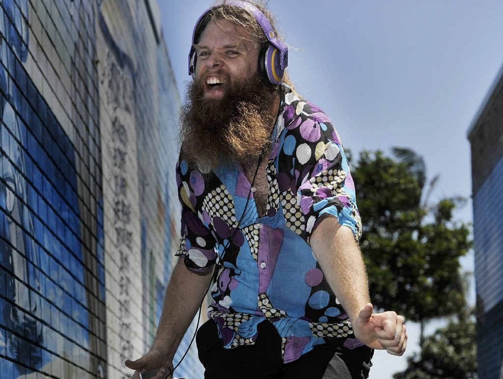 Tommy Franklin, the ‘dancing man’ of Byron Bay. Tommy Franklin, the ‘dancing man’ of Byron Bay.