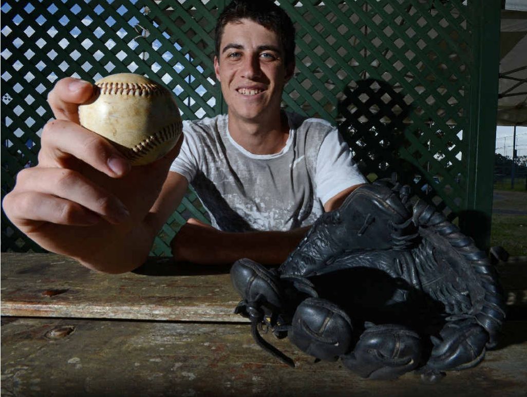 GOLDEN ARM: Jake Muscat of Clunes recently won The Golden Arm Award for Baseball Queensland at the U/23 national titles. GOLDEN ARM: Jake Muscat of Clunes recently won The Golden Arm Award for Baseball Queensland at the U/23 national titles.