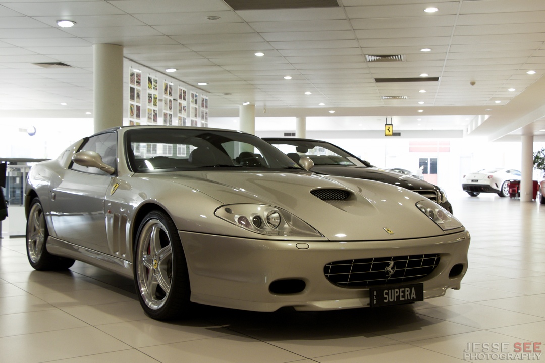 The 2005 Ferrari 575 Superamerica. The 2005 Ferrari 575 Superamerica.