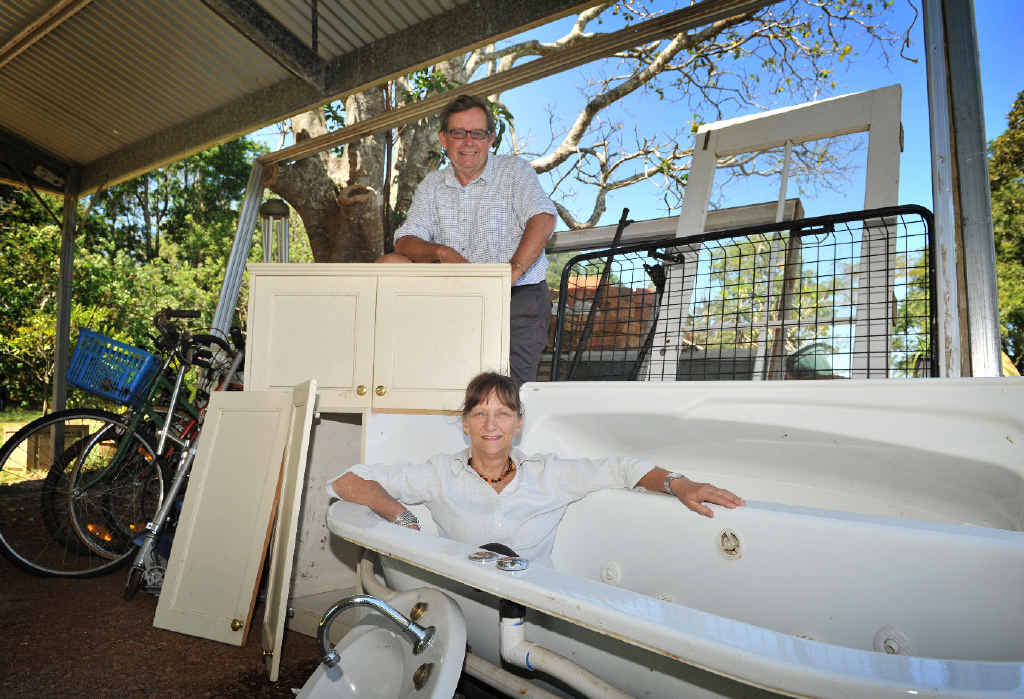 KEEN SELLERS: Andrew and Belinda Burnet of Dalwood, will take part in Second Hand Saturday. KEEN SELLERS: Andrew and Belinda Burnet of Dalwood, will take part in Second Hand Saturday.