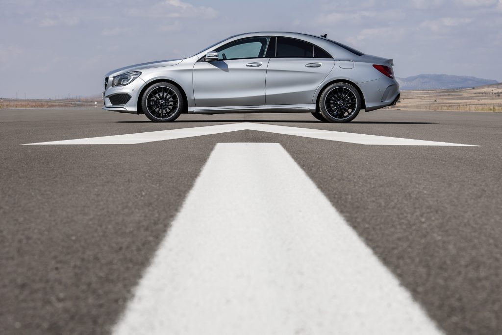 The Mercedes-Benz CLA. The Mercedes-Benz CLA.