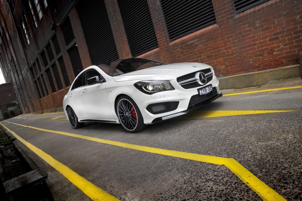 The CLA45 AMG. The CLA45 AMG.