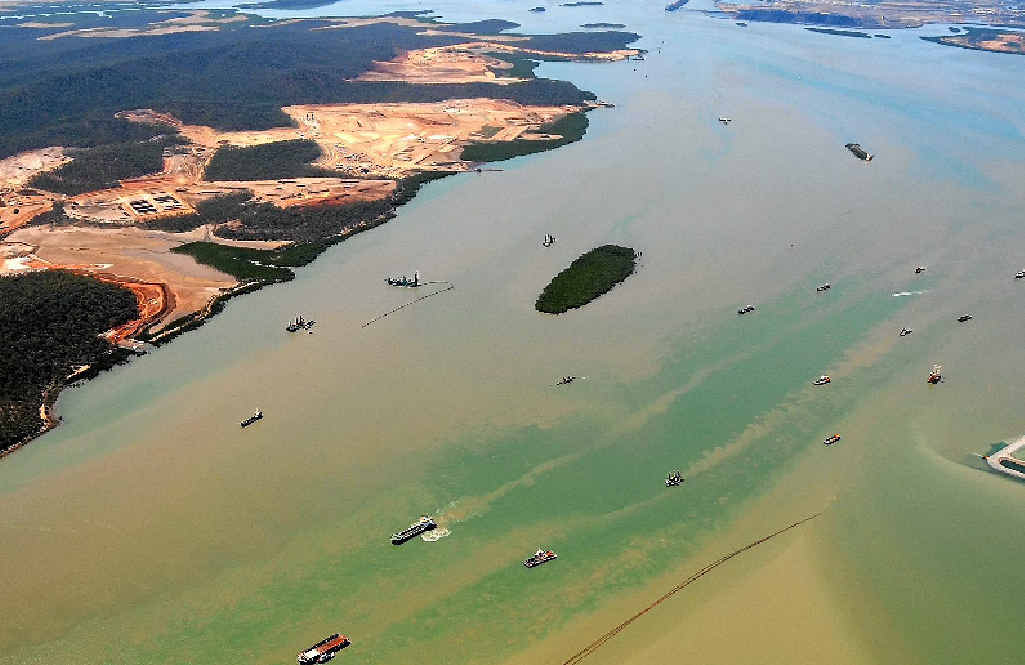 AMCS showed off the harbour during dredging in 2011. AMCS showed off the harbour during dredging in 2011.