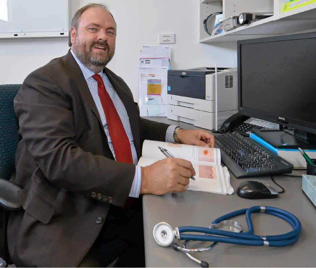 HOLISTIC APPROACH: Director Dr Evan Jones in the expanded Golden Beach Medical Centre. HOLISTIC APPROACH: Director Dr Evan Jones in the expanded Golden Beach Medical Centre.