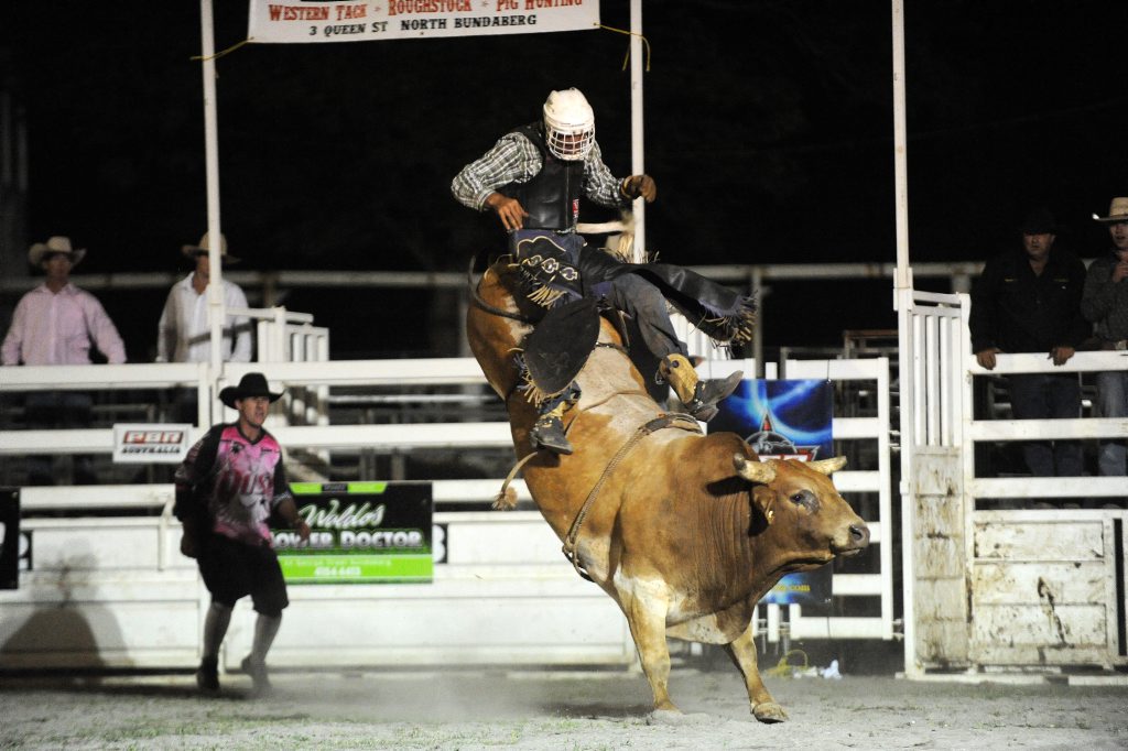 Image for sale: RUMP RIDE: Thomas Bruggy enjoying a re-ride before the start of round three at the Beerfestabull. Photo: Mike Knott / NewsMail