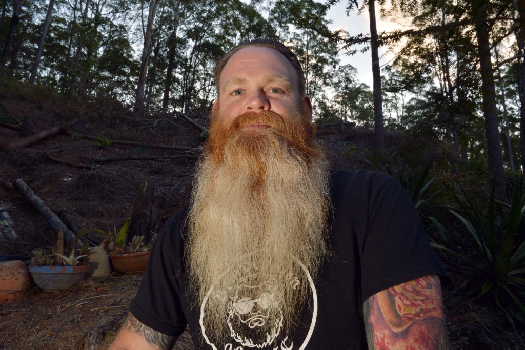 Nathen Coles will represent the Sunshine Coast at a beard competition in Brisbane. Nathen Coles will represent the Sunshine Coast at a beard competition in Brisbane.
