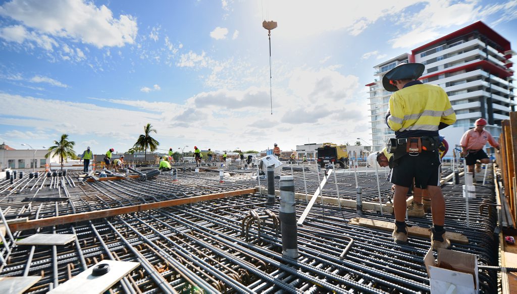 Rockhampton CBD takes on 100 trucks of concrete for Empire Morning
