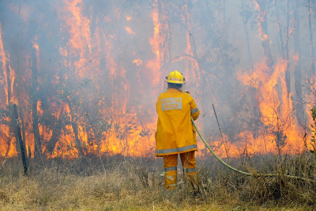 A total fire ban is in place until the fire threat passes. A total fire ban is in place until the fire threat passes.