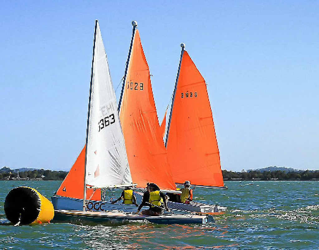 BUSY WATERS: Confused start lines with port and starboard tactics. BUSY WATERS: Confused start lines with port and starboard tactics.