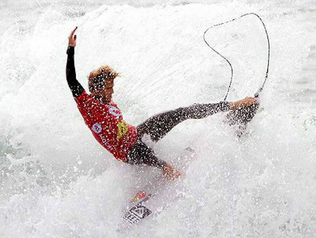 AT LAST: Aussie Kai Otton won his first world pro tour event in Peniche, Portugal this week. AT LAST: Aussie Kai Otton won his first world pro tour event in Peniche, Portugal this week.