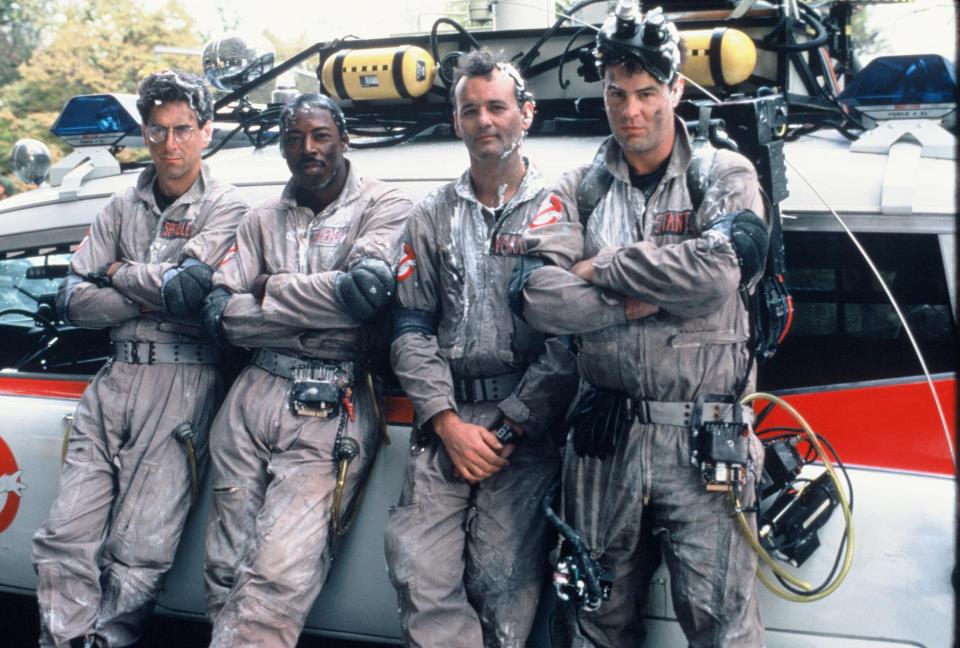 A promotional shot from classic 80s film Ghostbusters. A promotional shot from classic 80s film Ghostbusters.