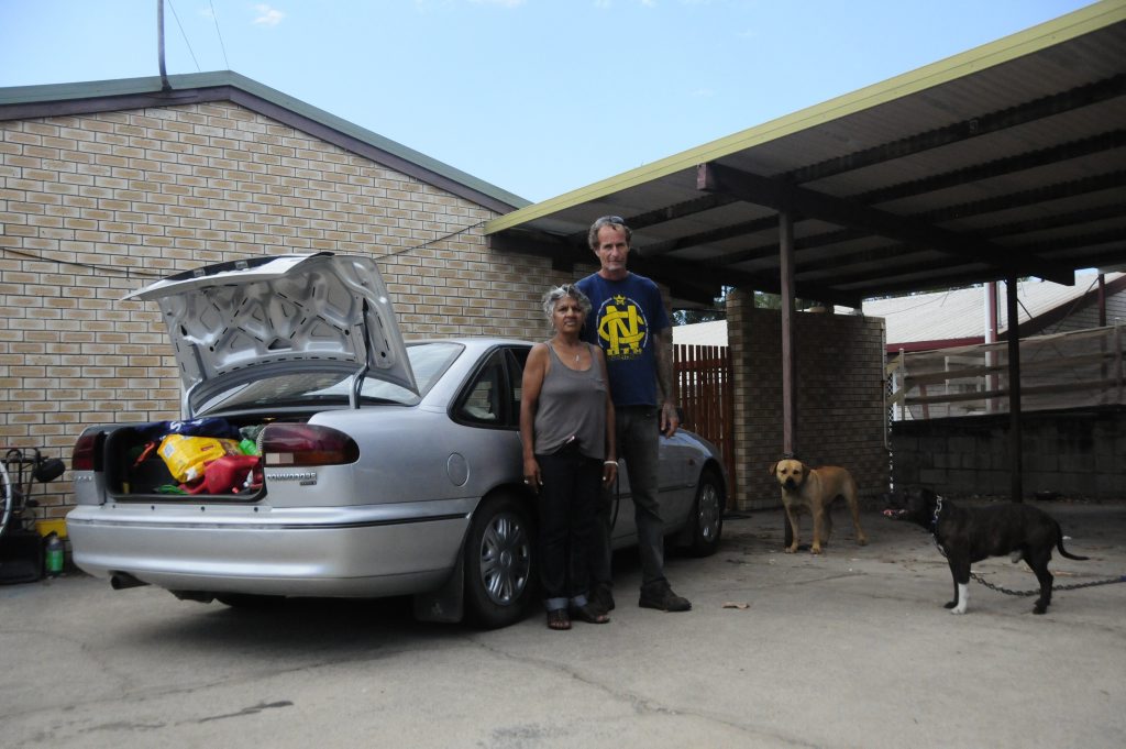 DESPAIR: Maxine Frescon and Stephen Alexander have been homeless for four years. DESPAIR: Maxine Frescon and Stephen Alexander have been homeless for four years.