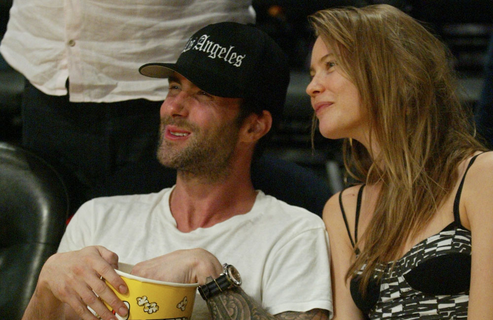 Adam Levine and Behati Prinsloo. Adam Levine and Behati Prinsloo.