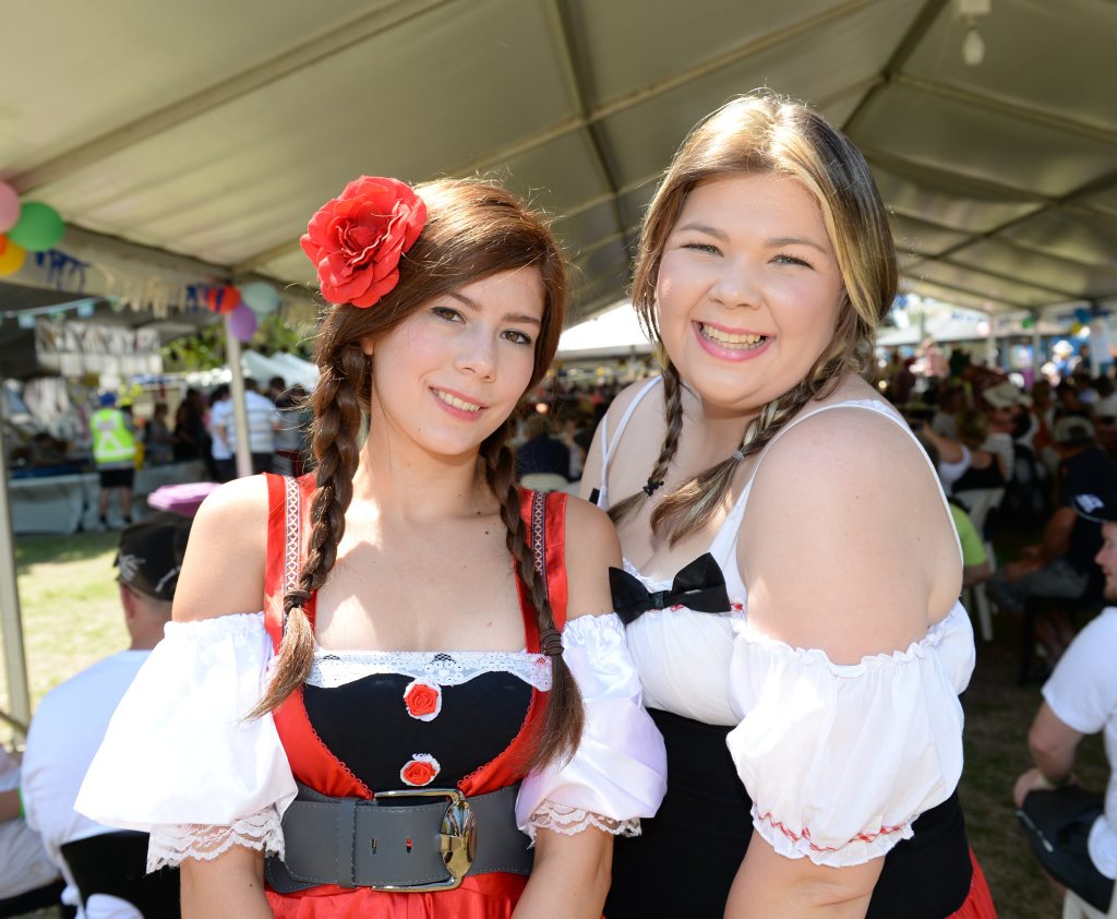 Shakoby Cannon and Tanisha Wilkes at Oktoberfest 2013 in Emu Park. Photo: Chris Ison / The Morning Bulletin Shakoby Cannon and Tanisha Wilkes at Oktoberfest 2013 in Emu Park. Photo: Chris Ison / The Morning Bulletin