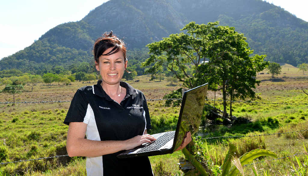 Based at Mount Jukes, Rachael Kenny of Arktic Airconditioning is happy with her NBN service. Based at Mount Jukes, Rachael Kenny of Arktic Airconditioning is happy with her NBN service.