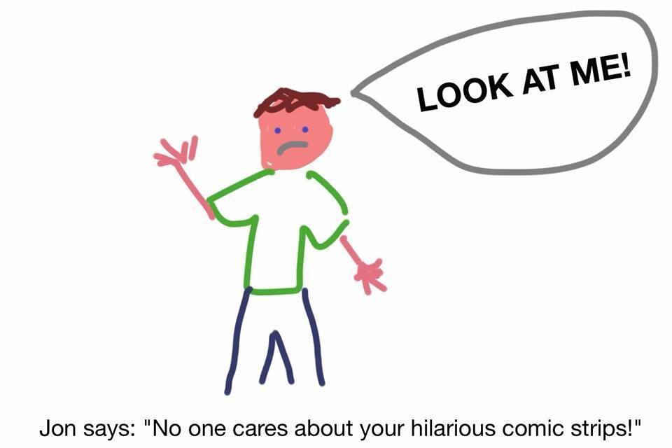 One internet user takes a jab at Facebook application Bitstrips. One internet user takes a jab at Facebook application Bitstrips.