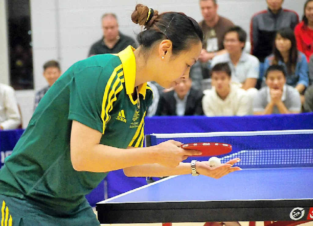 NOT HAPPY: Miao Miao lost both her singles matches in last weekend’s Bennelong Cup. NOT HAPPY: Miao Miao lost both her singles matches in last weekend’s Bennelong Cup.