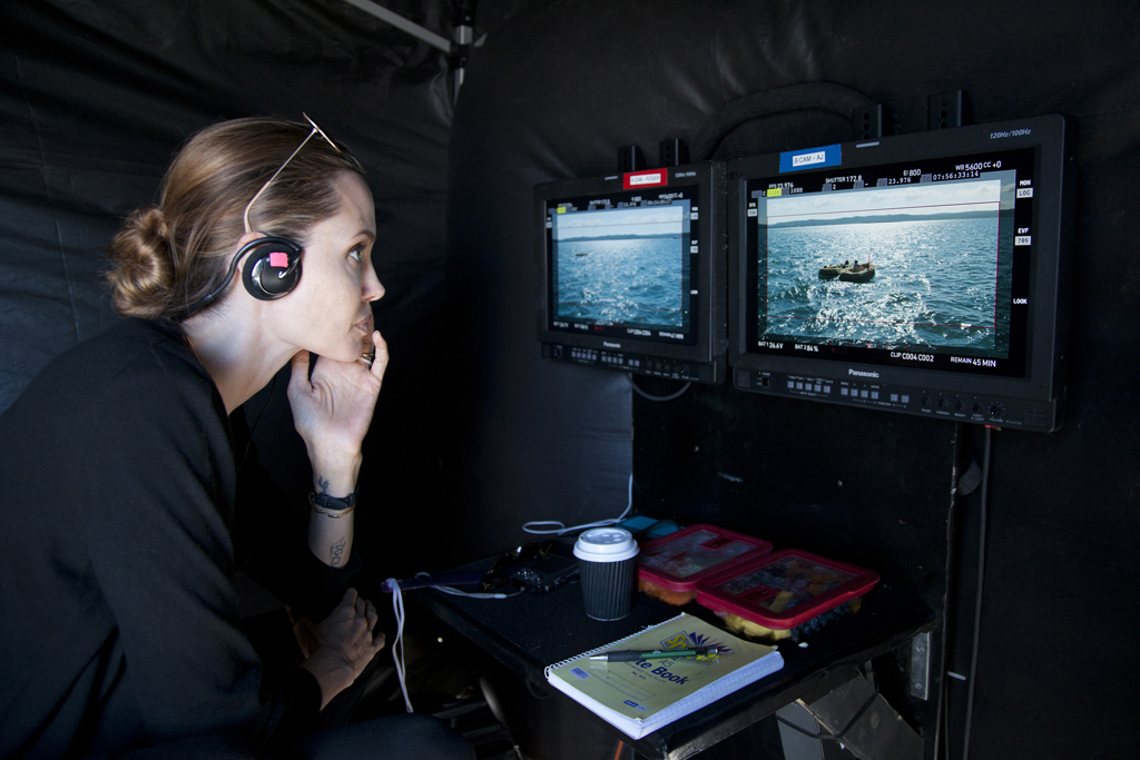 Angelina Jolie watches filming of Unbroken at Moreton Bay. © 2013 - Universal Pictures
Angelina Jolie watches filming of Unbroken at Moreton Bay. © 2013 - Universal Pictures