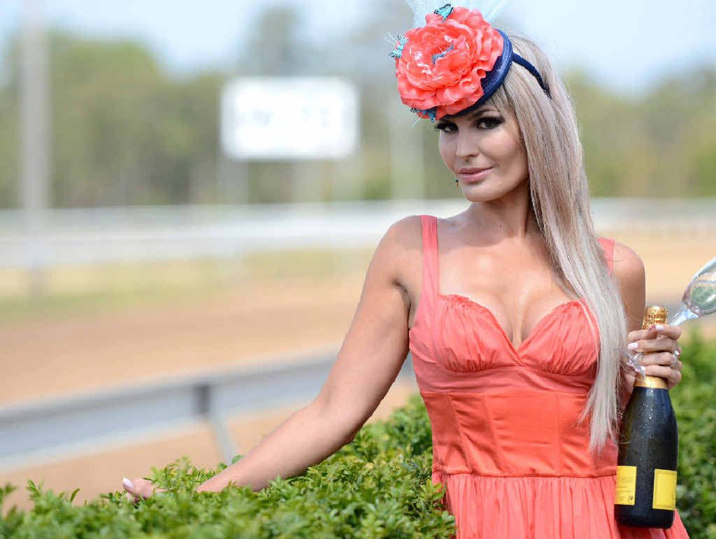 Heidi Solymosi is ready for the Melbourne Cup, wearing a Devoted Milliner by Cindy Vogels headpiece. Mrs Vogels has been flat out making headwear for the Melbourne Cup, including this melon fascinator with butterfly detail. Heidi Solymosi is ready for the Melbourne Cup, wearing a Devoted Milliner by Cindy Vogels headpiece. Mrs Vogels has been flat out making headwear for the Melbourne Cup, including this melon fascinator with butterfly detail.