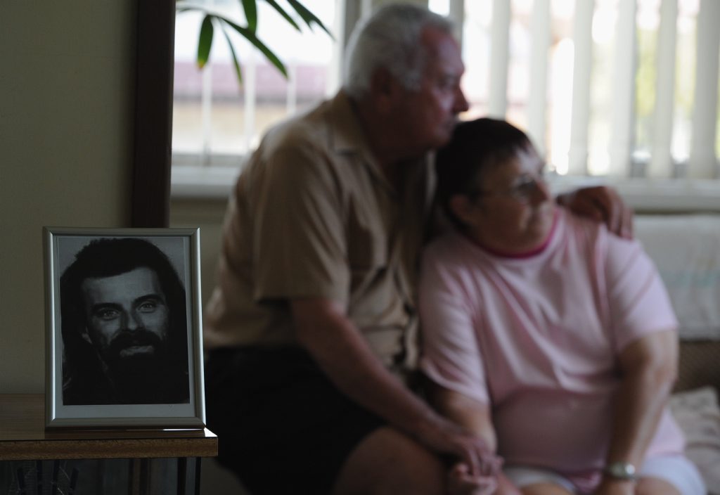 Tinana's Bill and Jan Cross with a photo of Robert who went missing in 2006. In September, Mr Cross said he believed the bones found belonged to his son who was 36 when he went missing. Tinana's Bill and Jan Cross with a photo of Robert who went missing in 2006. In September, Mr Cross said he believed the bones found belonged to his son who was 36 when he went missing.