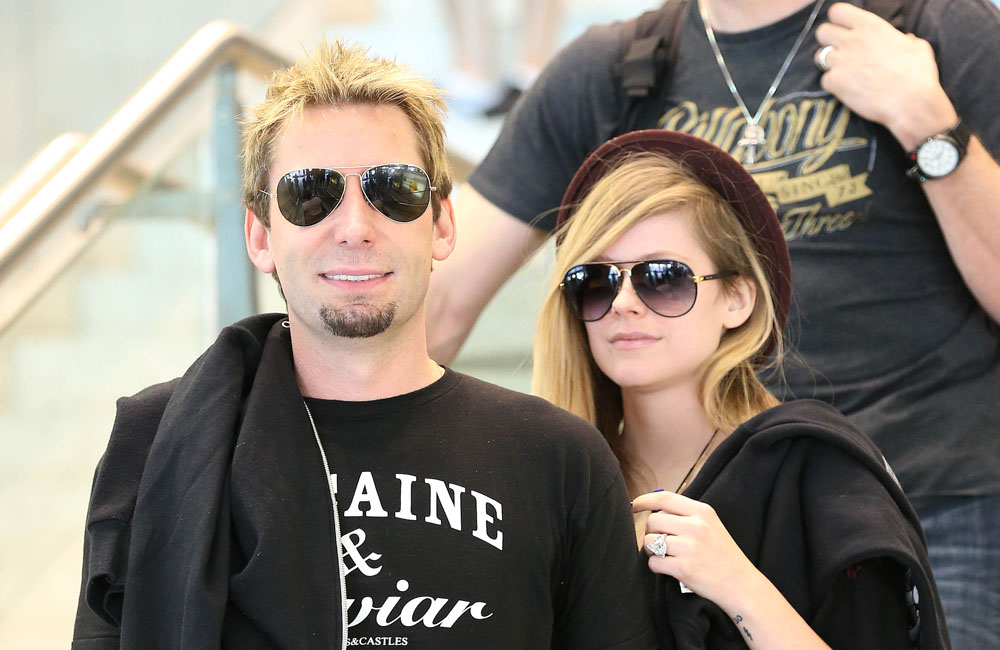Avril Lavigne and Chad Kroeger. Avril Lavigne and Chad Kroeger.