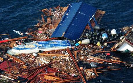 An enormous floating island of debris from Japan’s 2011 tsunami is drifting towards the coast of America
US Navy handout An enormous floating island of debris from Japan’s 2011 tsunami is drifting towards the coast of America
US Navy handout