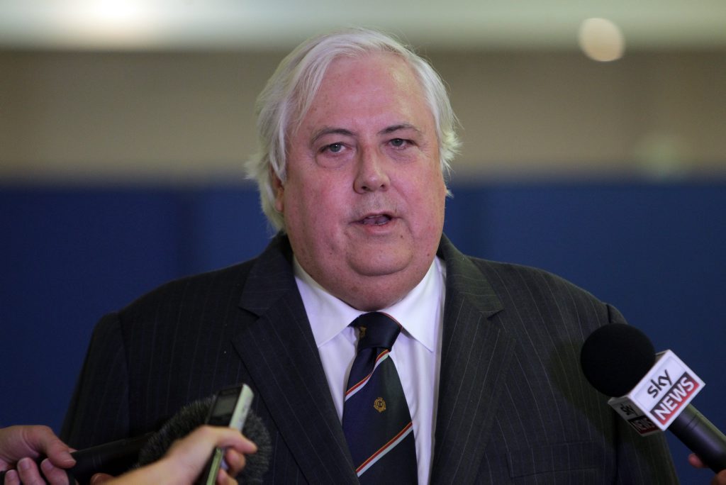 Clive Palmer... 11 page pecuniary interest file lodged. Clive Palmer... 11 page pecuniary interest file lodged.