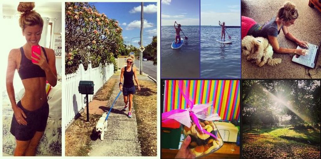 Samantha Galligan's Instagram account has made her a social media celebrity. Samantha Galligan's Instagram account has made her a social media celebrity.
