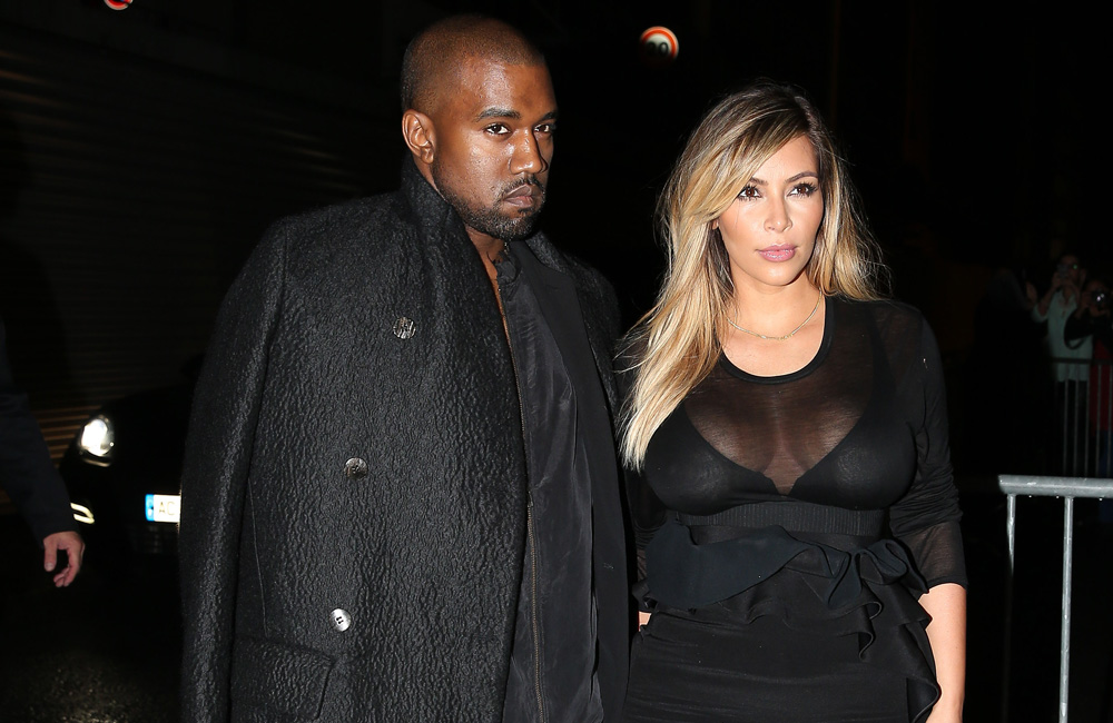 Kim Kardashian and Kanye West. Kim Kardashian and Kanye West.