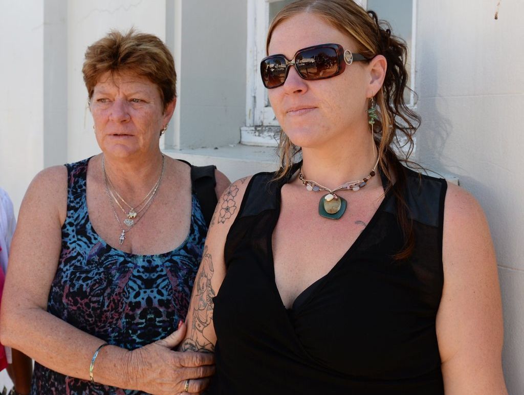 Debbie Koefer with her daughter Amy Koefer who lost her daughter Nelani when a temporary dam wall burst near Blackwater in 2008. Photo: Chris Ison / The Morning Bulletin Debbie Koefer with her daughter Amy Koefer who lost her daughter Nelani when a temporary dam wall burst near Blackwater in 2008. Photo: Chris Ison / The Morning Bulletin