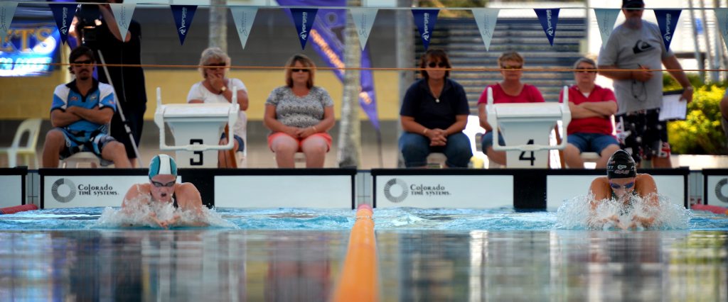 Rocky City Swim Club member Alanna Bowles joins a 59-person Australian team named yesterday Rocky City Swim Club member Alanna Bowles joins a 59-person Australian team named yesterday