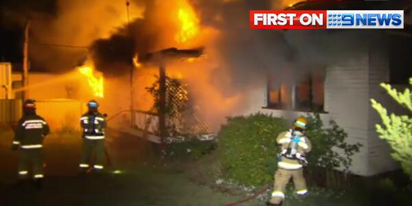 Firefighters battle a house blaze near Toowoomba that claimed the life of an elderly man. Firefighters battle a house blaze near Toowoomba that claimed the life of an elderly man.