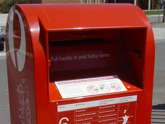 Post box. Post box.