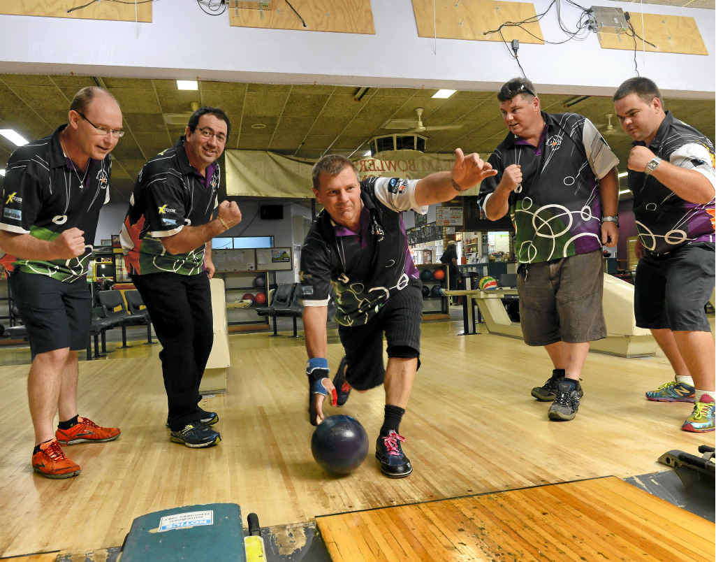 CONFIDENT: Grafton ten-pin bowlers Mark Lowe, Ashley Clark, Rod Lloyd, Matt Wormald and Matt Beetson are off to the state finals.Photo: Adam Hourigan CONFIDENT: Grafton ten-pin bowlers Mark Lowe, Ashley Clark, Rod Lloyd, Matt Wormald and Matt Beetson are off to the state finals.Photo: Adam Hourigan