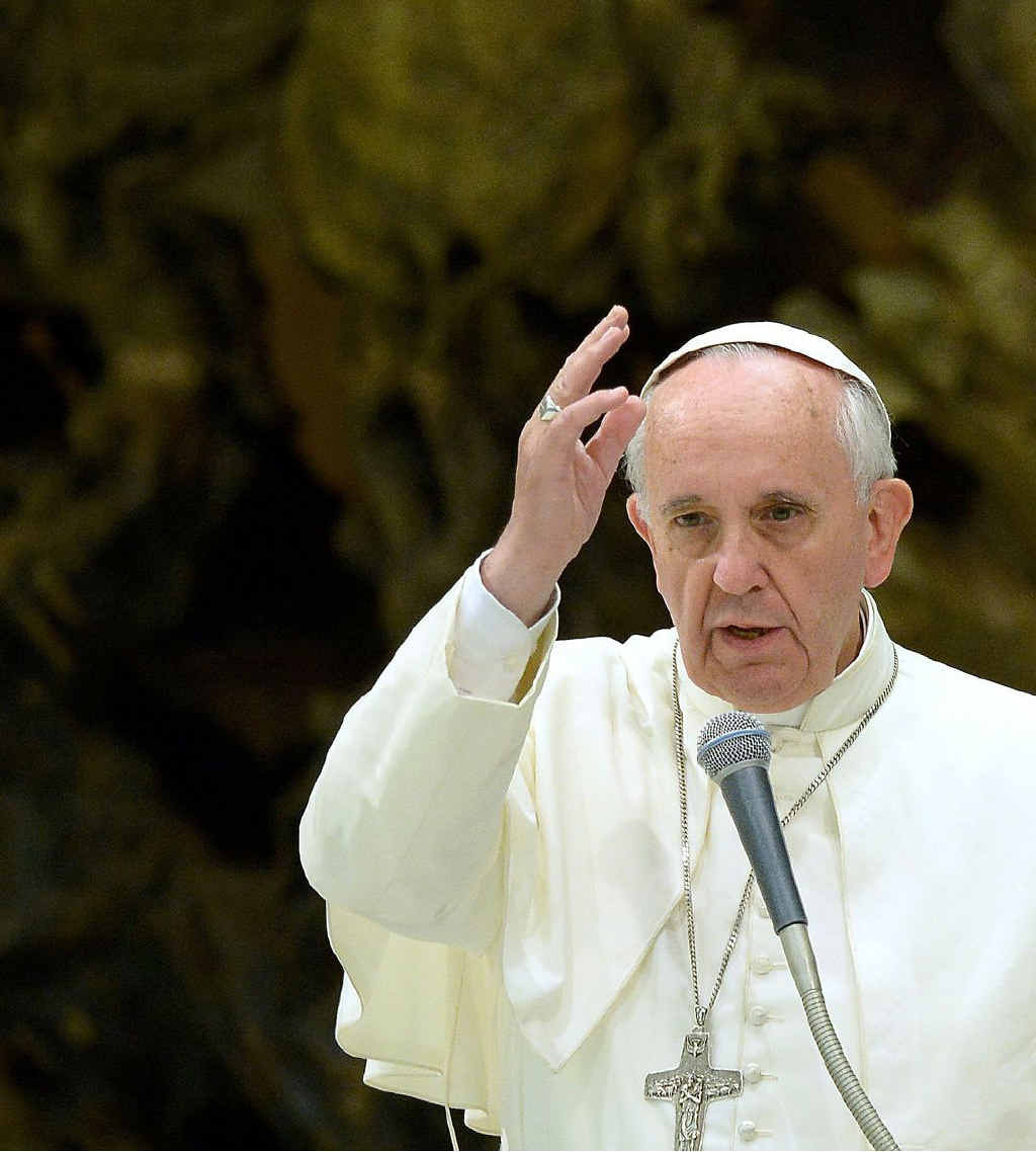 CARE AND CONCERN: Pope Francis gives his blessing at the Vatican. CARE AND CONCERN: Pope Francis gives his blessing at the Vatican.