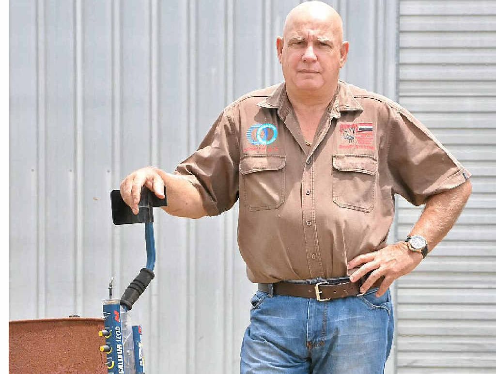 EXPLOSIVE: Bomb specialist Barry Stevens has written a book about blowing things up. EXPLOSIVE: Bomb specialist Barry Stevens has written a book about blowing things up.