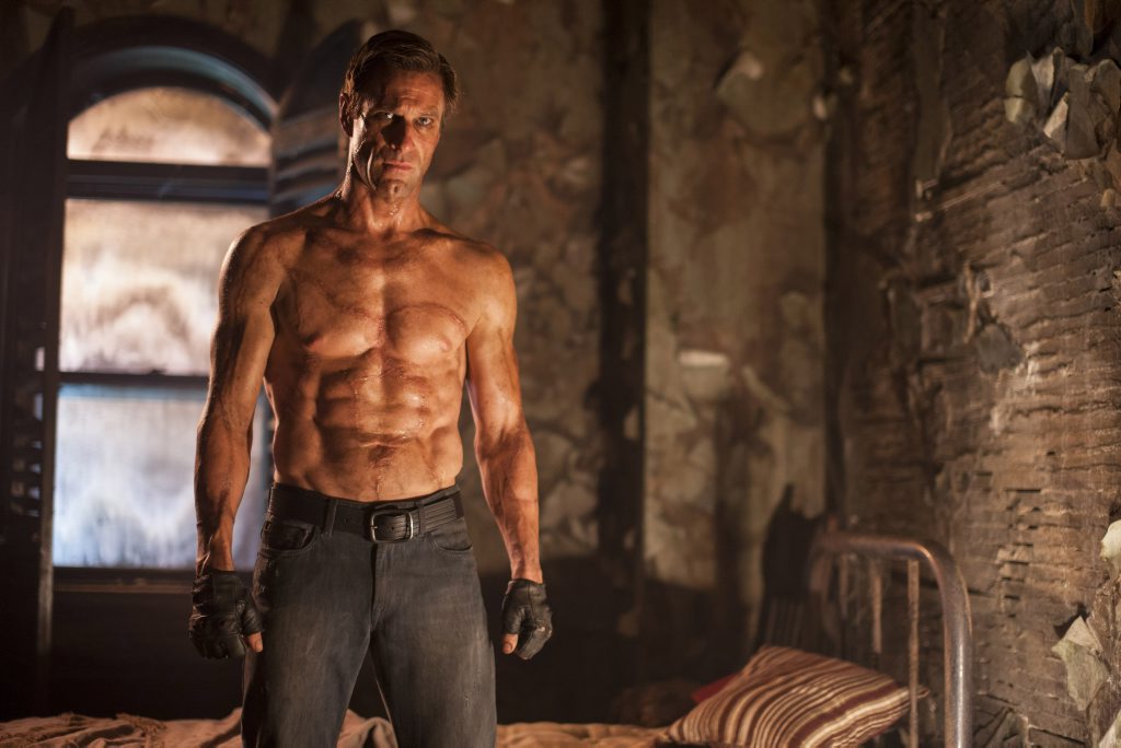 FOR REVIEW AND PREVIEW PURPOSES ONLY. Aaron Eckhart in a scene from the movie I, Frankenstein. Supplied by Hopscotch Films publicity. Please credit photo to Ben King. FOR REVIEW AND PREVIEW PURPOSES ONLY. Aaron Eckhart in a scene from the movie I, Frankenstein. Supplied by Hopscotch Films publicity. Please credit photo to Ben King.