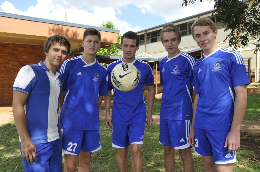 Team mates of burns victim Matthew Richards (from left) Beau Quinlan, Tom Lister, Mitch O’Reilly, Travis Stark and Jack Liddelow are raising money in support of their classmate. Team mates of burns victim Matthew Richards (from left) Beau Quinlan, Tom Lister, Mitch O’Reilly, Travis Stark and Jack Liddelow are raising money in support of their classmate.