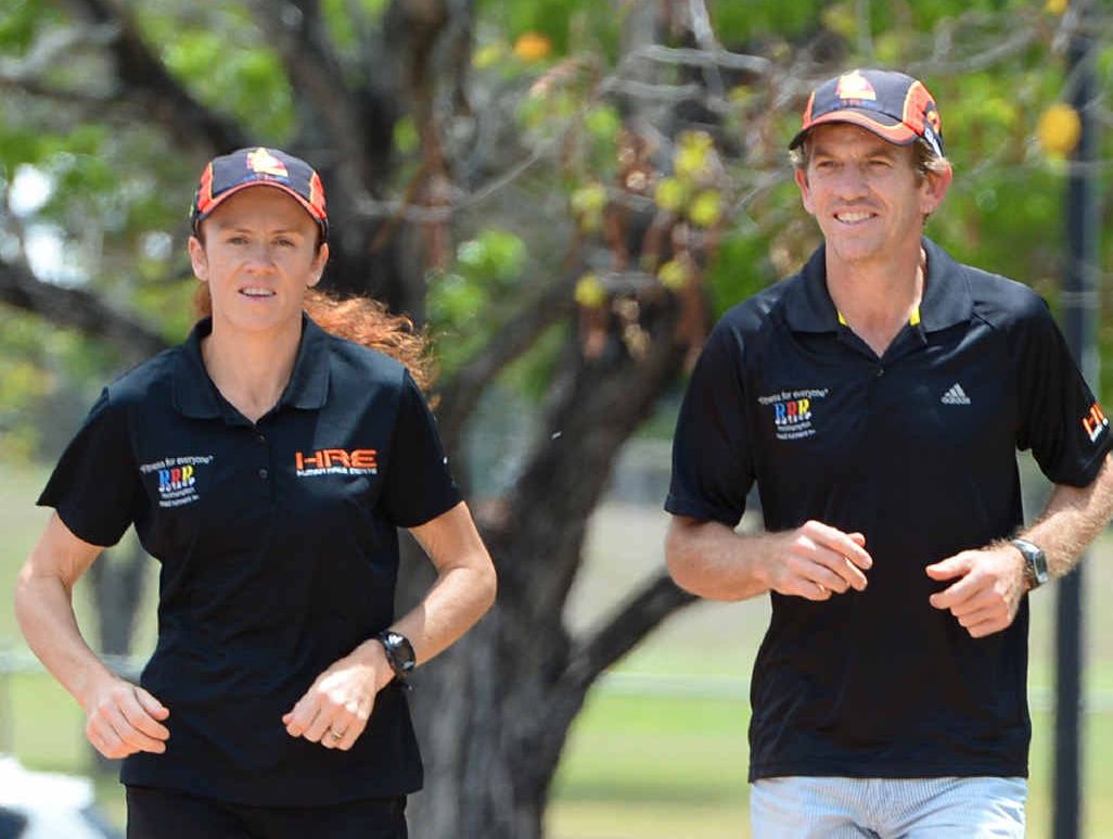 COMMITTED: Raelene and Gavin Bendall preparing for the C2K ultra marathon. COMMITTED: Raelene and Gavin Bendall preparing for the C2K ultra marathon.